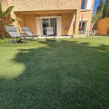 Feriehus Bas De & Jardin - Climatise - 10mn A Pied Plages & Parking - Les Bambous