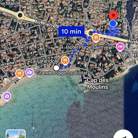Bas De & Jardin - Climatise - 10mn A Pied Plages & Parking - Les Bambous بيت للعطل